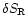 $\delta S_{\rm R}$