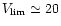 $V_{\rm lim} \simeq 20$
