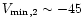 $V_{\min,2} \sim -45 $
