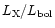 $L_{\rm X}/L_{\rm bol}$