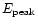 $E_{\rm peak}$