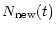 $\displaystyle N_{\rm new}(t)$