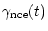 $\displaystyle \gamma_{\rm {nce}} (t)$