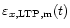 $\varepsilon_{x, \rm {LTP, m}} (t)$