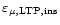 $\varepsilon_{\mu, \rm {LTP, ins}}$
