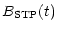 $\displaystyle B_{\rm {STP}} (t)$