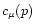 $c_\mu (p)$