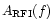 ${A}_{\rm RFI}(f)$