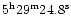 $5^{\rm h}29^{\rm m}24.8^{\rm s}$