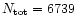$N_{\rm tot}=6739$