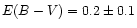 $E(B-V)=0.2\pm0.1$