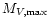 $M_{V,{\rm max}}$