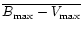$\overline{B_{\rm max}-V_{\rm max}}$