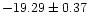 $-19.29\pm0.37$