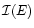 ${\cal I}(E)$