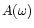 $A(\omega)$