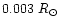 $0.003~R_\odot$