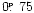 $0\hbox{$.\!\!^{\scriptscriptstyle\rm p}$ }75$