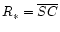 $R_* = \overline{SC}$