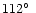 $112\hbox{$^\circ$ }$