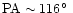 ${\rm PA}\sim 116 \hbox{$^\circ$ }$