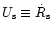 $U_{\rm s} \equiv \dot R_{\rm s}$