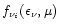 $f_{\nu_i}(\epsilon_{\nu},\mu)$