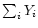 $\sum_iY_i$