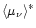 $\langle \mu_\nu \rangle^\ast$