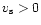 $v_{\rm {s}} > 0$