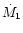 $\dot M_1$