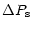 $\displaystyle \Delta P_{\rm {s}}$