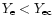 $Y_{\rm e} <Y_{\rm ec}$