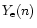 $Y_{\rm e}(n)$