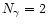 $N_\gamma =2$
