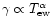 $\gamma \propto
T_{\rm ew}^{\alpha}$