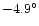 $-4.9^{\circ }$