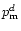 $p_{\rm m}^d$