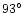 $93^{\circ}$
