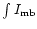 $\int I_{\rm mb}$