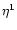 $\eta^{1}$