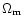 $\Omega_{\rm m}$