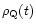 $\rho_{\rm Q}(t)$