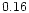 $0.16\pc$