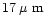 $17\rm\hbox{\kern 0.20em {\rm$\mu$ m}}$
