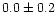 $0.0\pm0.2$