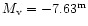 $M_{\rm v}=-7.63^{\rm m}$