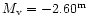 $M_{\rm v}=-2.60^{\rm m}$