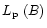 $L_{\rm p}~(B) $