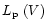 $L_{\rm p}~(V) $